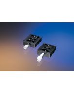 Manual Single Axis Stage, 6.5 mm Travel, Thumbscrew Actuator, Metric  (Top Plate Not Included)