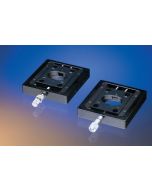 Manual Single Axis Stage, 6.5 mm Travel, Micrometer Actuator, Inch  (Top Plate Not Included)